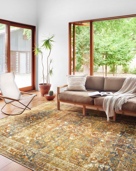 Loloi Sebastian Seb-04 Lagoon/Spice Rugs.