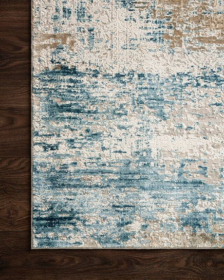 Loloi Sienne Sie-05 Ivory / Azure Rugs.