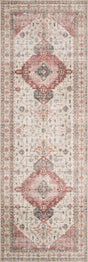 Loloi Skye Sky-02 Ivory/Berry Rugs.