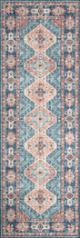 Loloi Skye Sky-03 Turquoise/Terracotta Rugs.