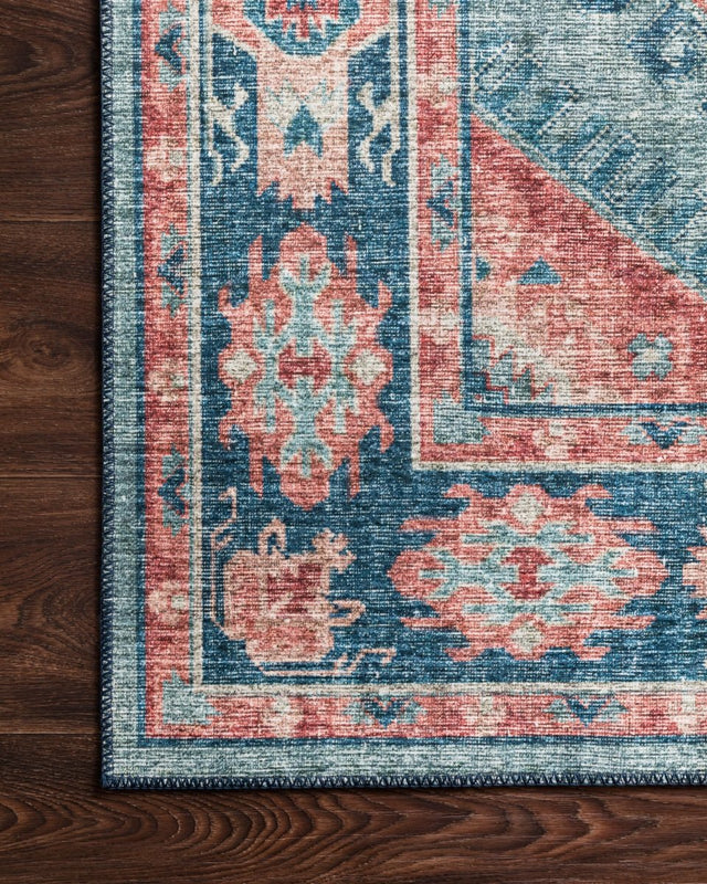 Loloi Skye Sky-03 Turquoise/Terracotta Rugs.