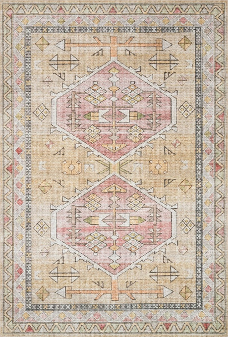 Loloi Skye Sky-04 Gold/Blush Rugs.