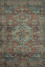 Loloi Skye Sky-07 Terracotta/Sky Rugs.