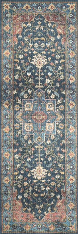 Loloi Skye Sky-08 Denim/Brick Rugs.