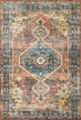 Loloi Skye Sky-11 Rust/Blue Rugs.