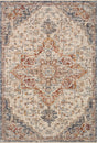 Loloi Sorrento Sor - 05 Ivory/Fiesta Rug - Loloi - sorrsor - 05ivfd2030