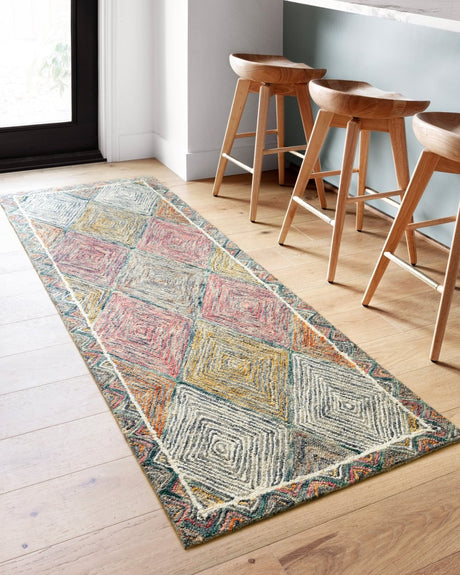 Loloi Spectrum Spe-02 Turquoise/Fiesta Rugs.