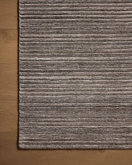 Loloi Sterling Stl-01 Stone Rug - corner on wood
