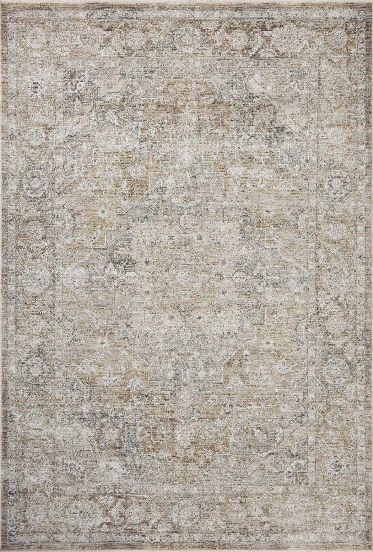 Loloi Tabitha Tai-01 Khaki/Slate Rug - main flat