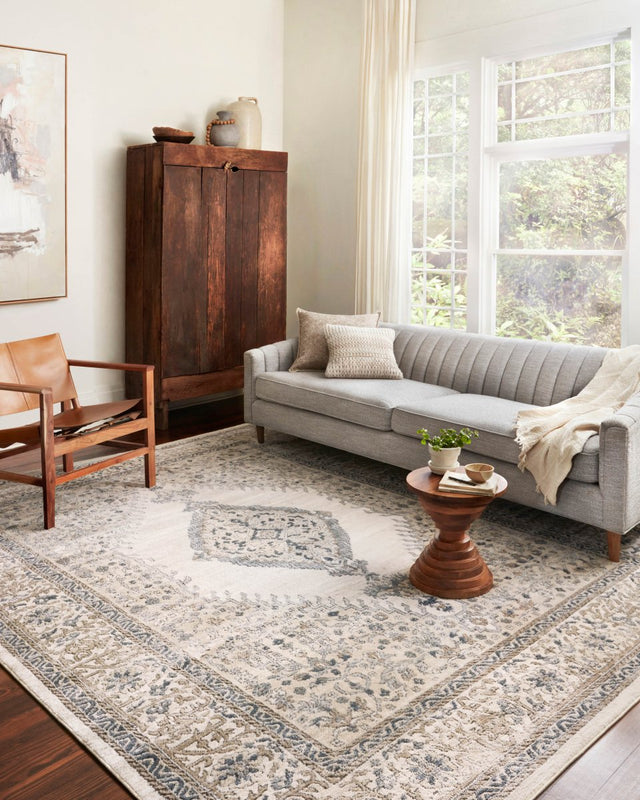 Loloi Teagan Tea - 02 Oatmeal/Ivory Rugs - Loloi - teagtea - 02otiv2876