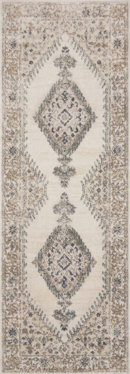 Loloi Teagan Tea - 02 Oatmeal/Ivory Rugs - Loloi - teagtea - 02otiv2876