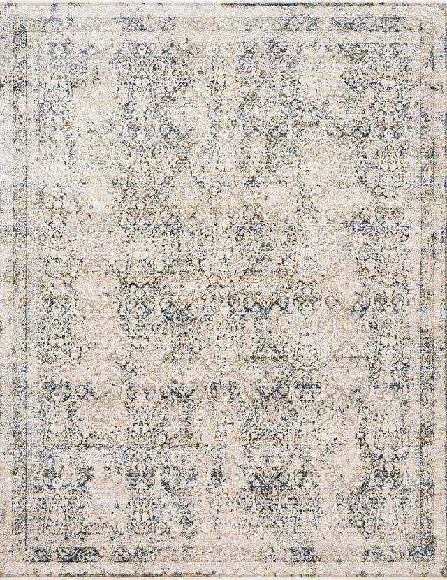 Loloi Theia The - 01 Natural/Ocean Rug - Loloi - theithe - 01naoc2037