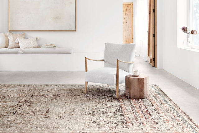 Loloi Theia The - 05 Taupe/Brick Rug - Loloi - theithe - 05tabk2037