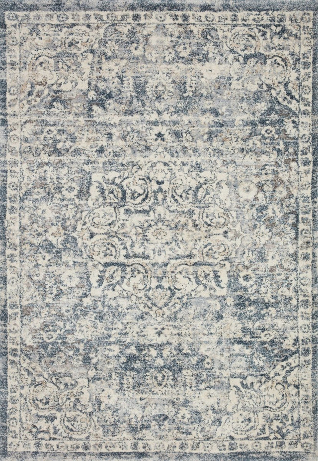 Loloi Theory Thy - 02 Ivory/Blue Rugs - Loloi - thrythy - 02ivbb2740