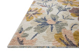 Loloi Tilly TIL-03 Bone / Multi Rug - rug corner