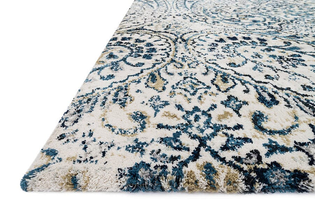 Loloi Torrance Tc - 02 Ivory / Indigo Rugs - Loloi - torrtc - 02ivin2740