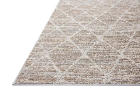 Loloi Townes TOW-01 Pebble / Beige Rug - rug corner