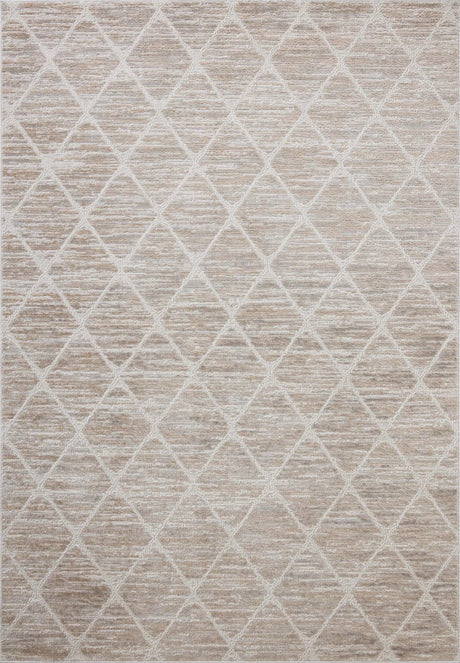 Loloi Townes TOW-01 Pebble / Beige Rug - main flat