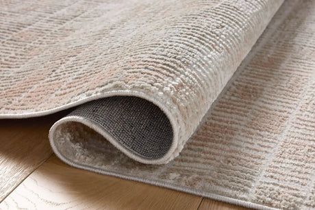 Loloi Townes TOW-06 Beige / Clay Rug - pile height