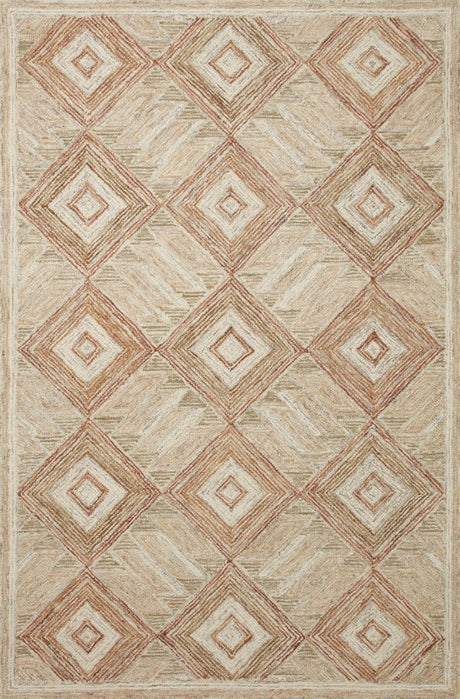 Loloi Varena Var - 01 Sand/Clay Rug - Loloi - varevar - 01sacg2339