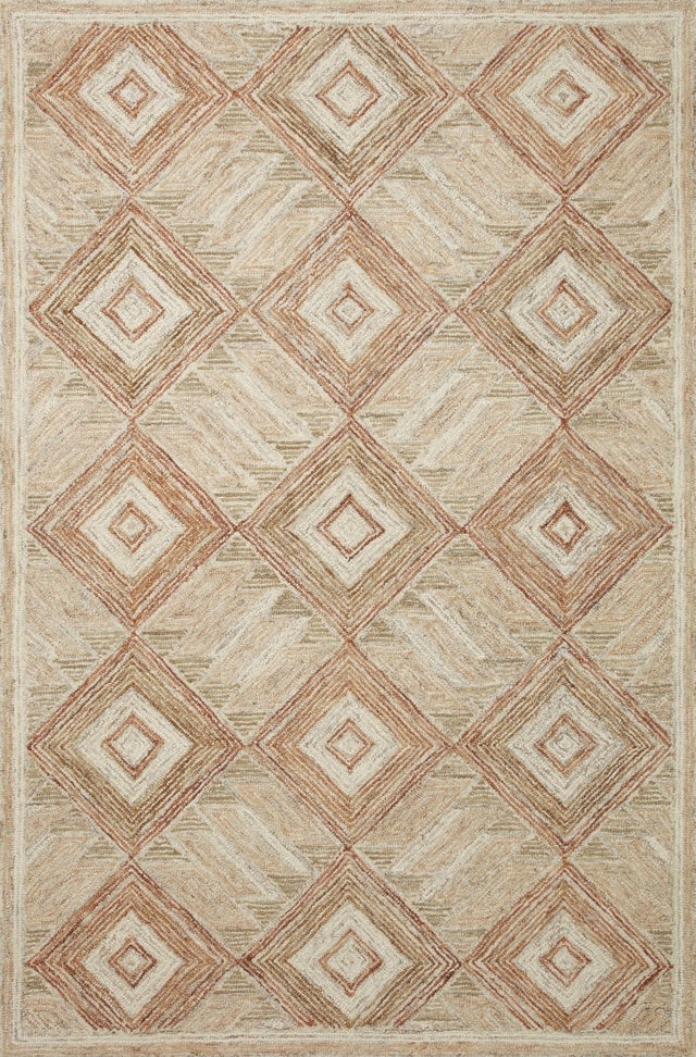 Loloi Varena Var - 01 Sand/Clay Rug - Loloi - varevar - 01sacg2339