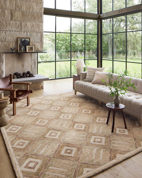 Loloi Varena Var - 01 Sand/Clay Rug - Loloi - varevar - 01sacg2339