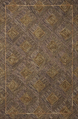 Loloi Varena Var-04 Plum/Gold Rug - main flat