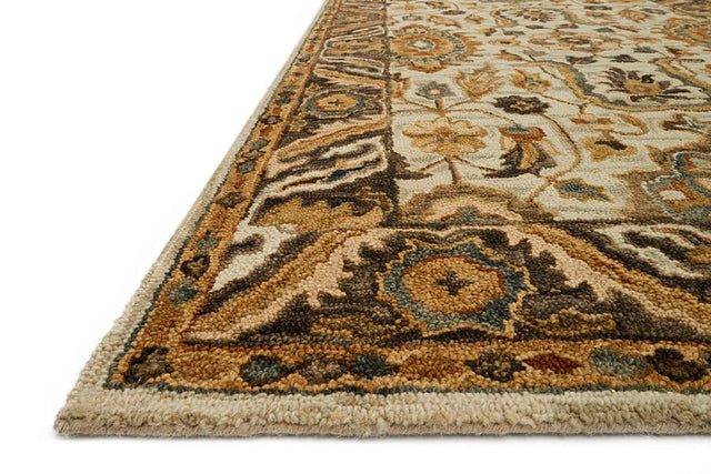 Loloi Victoria Vk - 02 Ivory / Dk Taupe Rugs - Loloi - vitrvk - 02ivdt2339