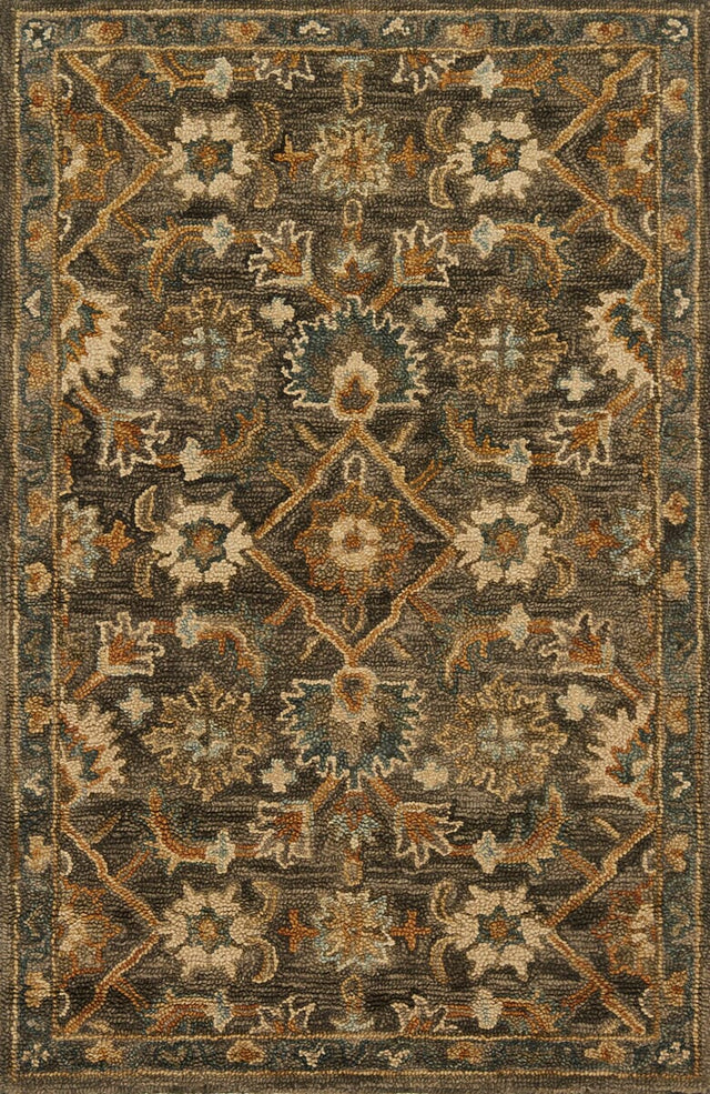 Loloi Victoria Vk - 08 Dk Taupe / Multi Rugs - Loloi - vitrvk - 08dtml2676