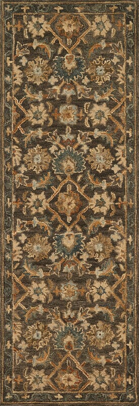 Loloi Victoria Vk - 08 Dk Taupe / Multi Rugs - Loloi - vitrvk - 08dtml2676