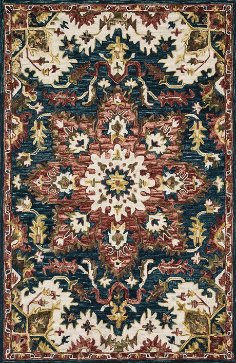 Loloi Victoria Vk - 13 Teal / Raspberry Rugs - Loloi - vitrvk - 13tera2339