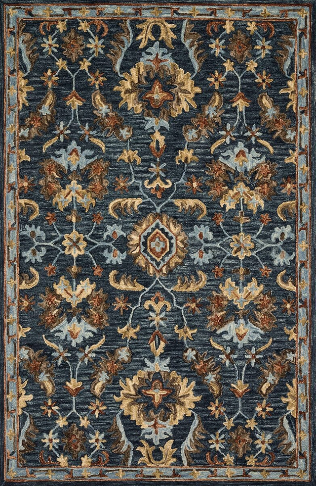 Loloi Victoria Vk - 14 Denim / Multi Rugs - Loloi - vitrvk - 14deml2339