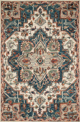 Loloi Victoria Vk - 16 Blue/Red Rug - Loloi - vitrvk - 16bbre2339
