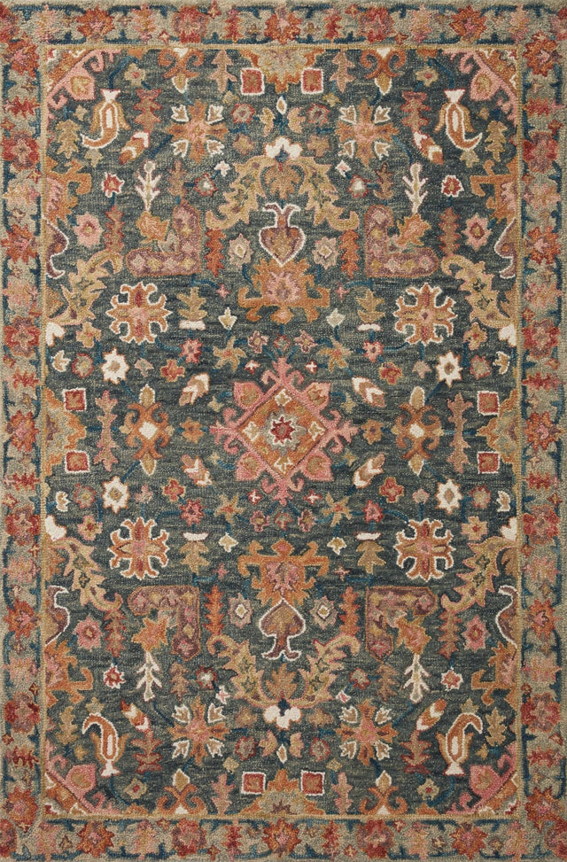 Loloi Victoria Vk - 22 Navy/Multi Rug - Loloi - vitrvk - 22nvml2339