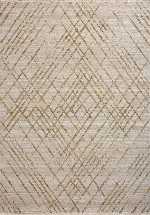 Loloi Wade Wae-04 Beige/Gold Rug.