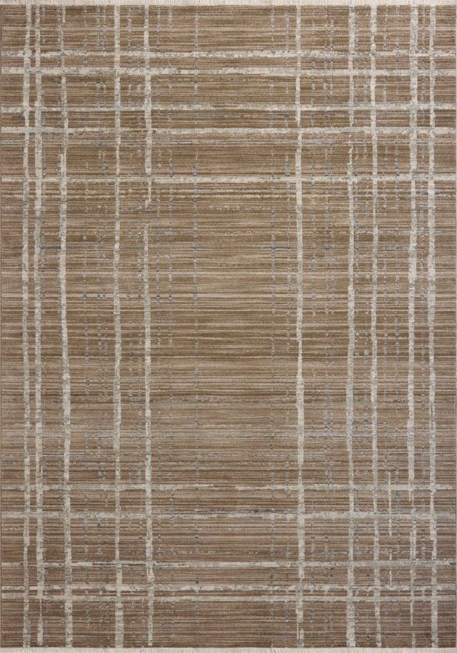 Loloi Wade Wae-05 Brown/Stone Rug.