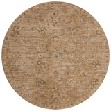 Loloi Willa WIA-01 Clay / Multi Power Loomed Rug - round flat
