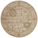 Loloi Willa WIA-09 Dove / Forest Power Loomed Rug - round flat