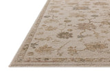 Loloi Willa WIA-11 Bone / Multi Power Loomed Rug - rug corner