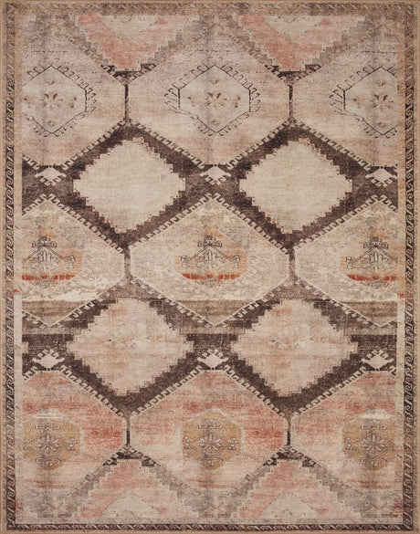 Loloi Wynter Wyn-08 Graphite/Blush Rugs.