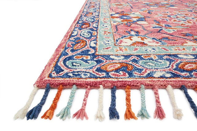 Loloi Zharah Zr-03 Rose / Denim Rugs.