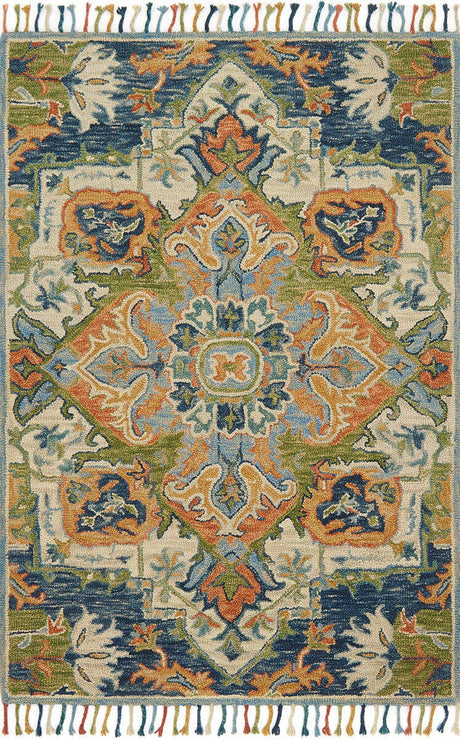 Loloi Zharah Zr-11 Blue / Multi Rugs.