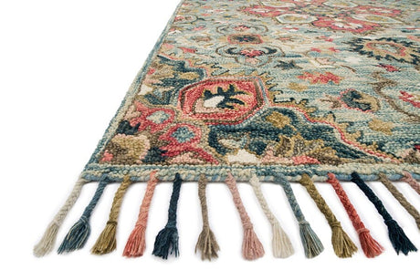 Loloi Zharah Zr-13 Light Blue / Multi Rugs.