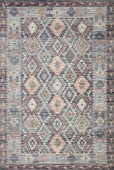 Loloi Zion Zio-01 Grey/Multi Rugs.