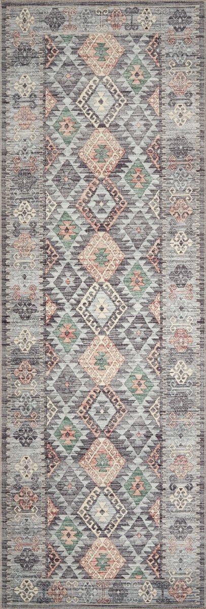 Loloi Zion Zio-01 Grey/Multi Rugs.