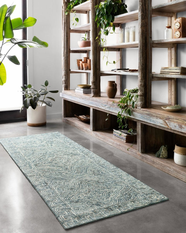 Loloi Ziva Zv-04 Denim Rugs.