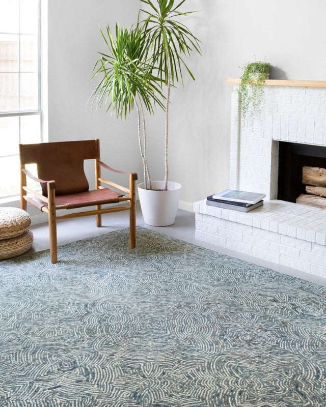 Loloi Ziva Zv-04 Denim Rugs.