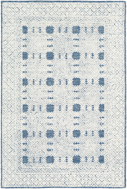 Surya Louvre Lou-2300 Navy, Cream, Ice Blue Rugs