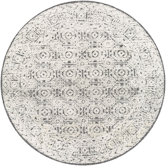 Surya Louvre Lou-2303 Black, White, Cream Rugs.