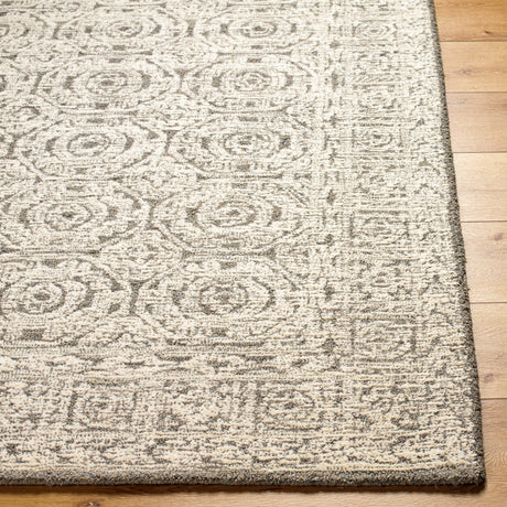 Surya Louvre Lou-2309 Ash, Light Grey, Slate Grey Taupe, Pearl, Pewter Rug.